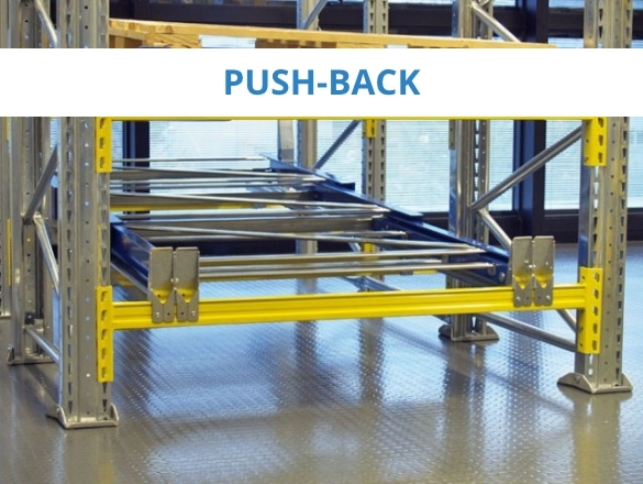 Sidac Iberia ESTANTES INDUSTRIAIS PUSH-BACK (LIFO)